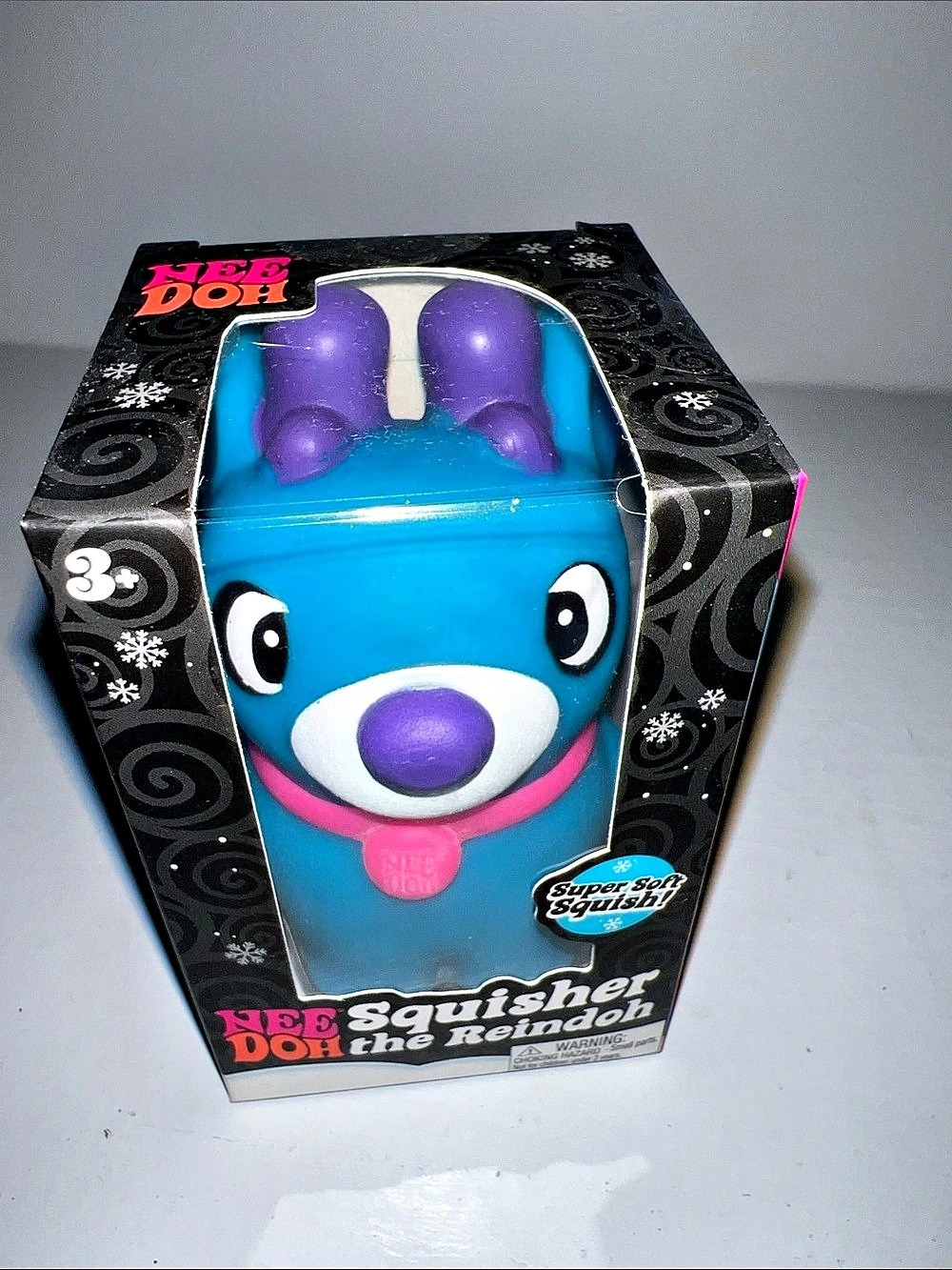 NeeDoh Squishers NeeDoh the Reindoh Blue Purple Squishy Toy NWT